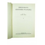 FINKEL Ludwik - Bibliografia historii polskiej tom I-III, reprint wydania z 1891 roku