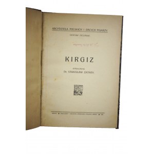 ZIELIŃSKI Gustaw - Kirgiz, Brody 1908r.