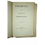 [PIERWODRUK] WOLSKI Włodzimierz - Promyki, Bruxella 1869, wydanie pierwsze, autor libretta do HALKI St. Moniuszki