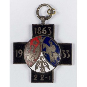 Krzyż Siedemdziesięciolecie Powstania Styczniowego - 1933