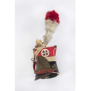Miniatura czapki 1 Pułku Szwoleżerów Lansjerów Gwardii Cesarskiej