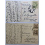 Zestaw 4 kolorowych pocztówek z Truskawca