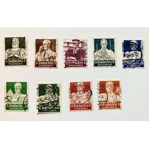 Seria znaczków stemplowanych z roku 1934
