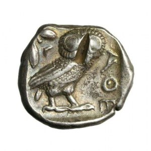 ATTICA-ATENY AR tetradrachma