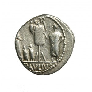 RZYM-REPUBLIKA - L. AEMILIUS LEPIDUS PAULLUS (62 p.n.e.)