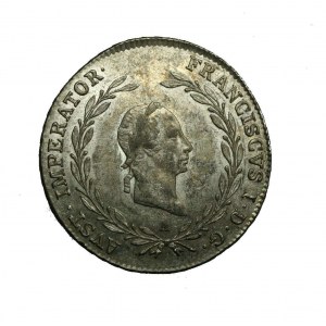 AUSTRIA Franciszek I, 20 kreutzerów 1827