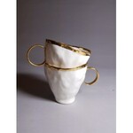 Magdalena Konior, 24carat gold plated mugs (Set of 2).