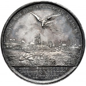 Niemcy, medal 1793, zdobycie Moguncji