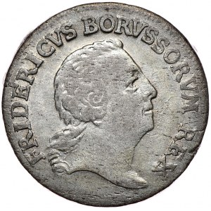 Prusy, Fryderyk II, 1/12 talara 1753 A, Berlin, rzadkie