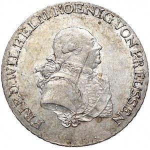 Prusy, Fryderyk Wilhelm II, 1/3 talara 1788 A, Berlin