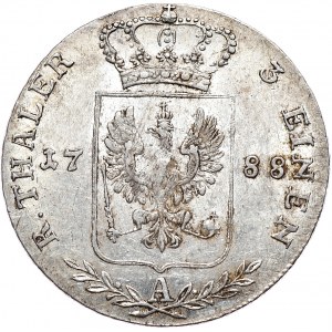 Prusy, Fryderyk Wilhelm II, 1/3 talara 1788 A, Berlin