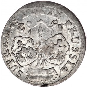 Prusy Księstwo, Fryderyk Wilhelm, szóstak 1682, Królewiec, odwrotka