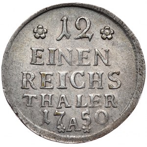 Prusy, Fryderyk II, 1/12 talara 1750 A, Berlin