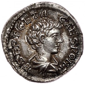 Starożytny Rzym, denar Geta 209-212r. n.e.