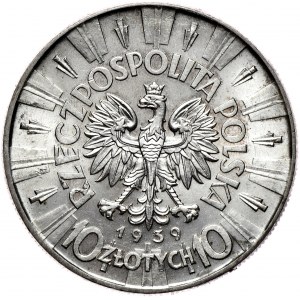 10 złotych 1939 Piłsudski