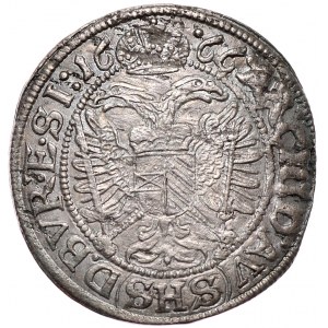 Śląsk, Leopold I, 3 krajcary 1666 SHS, Wrocław