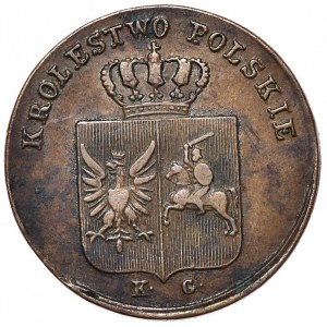 Powstanie Listopadowe, 3 grosze 1831, łapy Orła proste