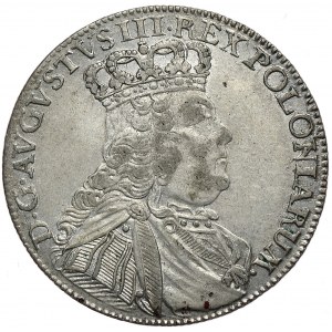 August III, Ort koronny 1754, Lipsk, długa głowa