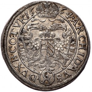 Austria, Leopold I, 6 krajcarów 1664, Wiedeń