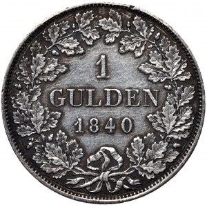 Niemcy, Bawaria, gulden 1840, Monachium