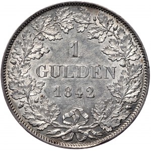 Niemcy, Bawaria, gulden 1842, Monachium