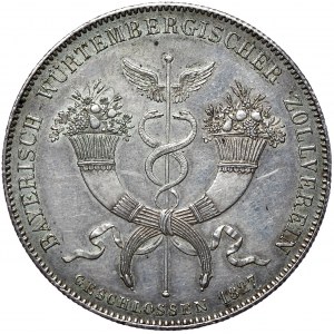 Niemcy, Bawaria, talar historyczny 1827, Związek Celny