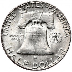 USA, 50 centów 1955 Franklin, Filadelfia