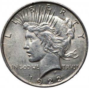 USA, dolar 1922 Peace