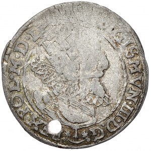 Zygmunt III Waza, szóstak 1625, przebitka na innej monecie. Ekstremalnie rzadki