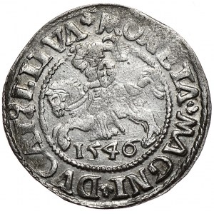 Zygmunt II August, półgrosz 1546, Wilno, L/LITVA