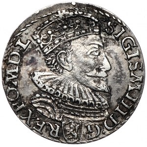 Zygmunt III Waza, trojak 1594, Malbork,