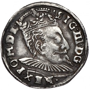 Zygmunt III Waza, trojak 1596, Wilno, Koste