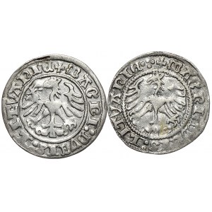 Zygmunt I Stary, półgrosz 1513 i 1513 (różne odmiany), Wilno, razem 2 szt.