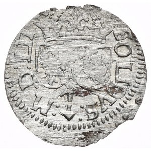 Zygmunt III Waza, szeląg 1615, Wilno, skrócona data z błędem 5-1 zamiast 1-5.