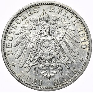 Niemcy, Prusy, 3 marki 1910 A, Berlin