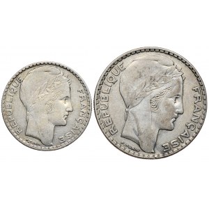 Francja, 10 i 20 franków 1933