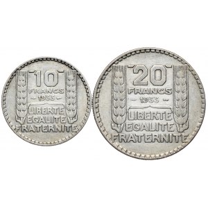 Francja, 10 i 20 franków 1933