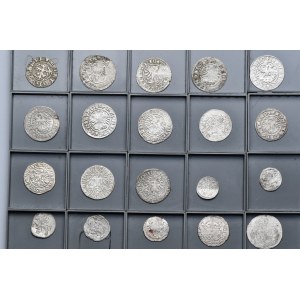 Zestaw 20 drobnych monet XV-XIX w.