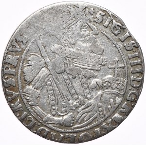 Zygmunt III Waza, ort 1624, Bydgoszcz, PRVS:M+, hybrydowy portret,