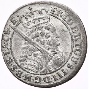Prusy, Fryderyk III, ort 1699 SD (szeroko rozstawione)