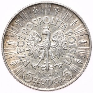 5 złotych 1938 Piłsudski