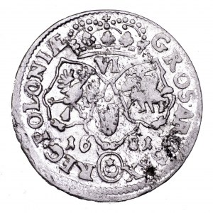 Jan III Sobieski, szóstak 1681, Bydgoszcz - bardzo ładny