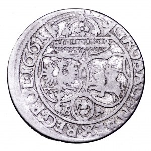 Jan II Kazimierz, szóstak 1661 GBA, Lwów