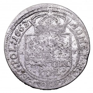 Jan II Kazimierz, tymf 1663 AT - ładny