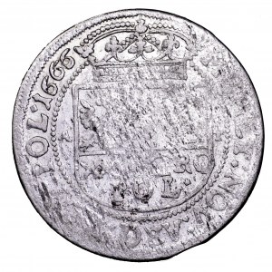 Jan II Kazimierz, tymf 1666 AT - bardzo ładny