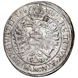 Śląsk, Leopold I, 3 krajcary 1696 MMW, Wrocław