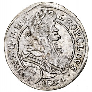 Śląsk, Leopold I, 3 krajcary 1695 MMW, Wrocław