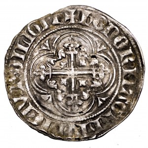 Zakon Krzyżacki, Winrych von Kniprode, półskojec 1351-1382 - rzadki i bardzo ładny