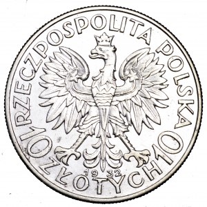 II Rzeczpospolita, 10 złotych 1932, Polonia, Londyn