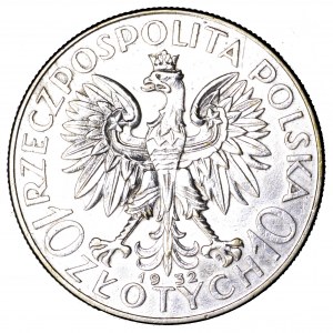 II Rzeczpospolita, 10 złotych 1932, Polonia, Warszawa